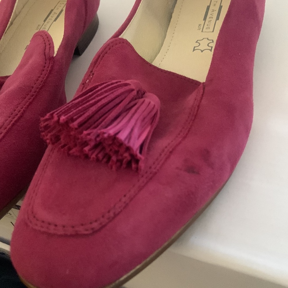 5th Avenue loafers color fiusha size 38 soft-comfortable. - Picture 8 of 9